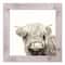 Shaggy Bangs Highland Cow Framed Print Wall Hanging